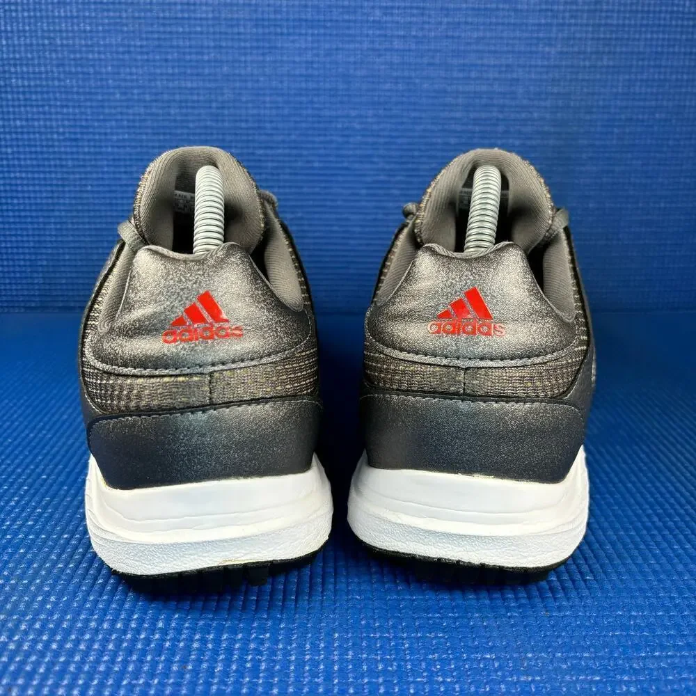🔴 ADIDAS TECH RESPONSE 4.0 Men`s Size 9 Grey White Athletic Golf Shoes F33551